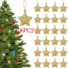 Glitter Star Ornaments